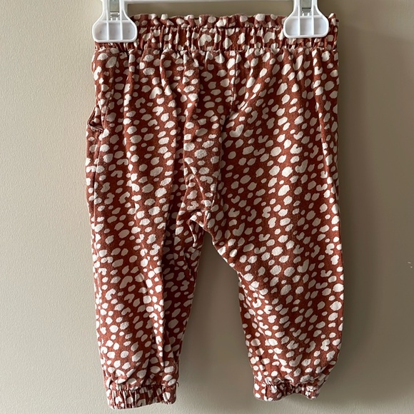 BABY GAP Brown Cheetah Two Piece 6-12 Months - Picture 3 of 7